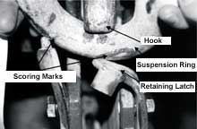 Photo 17 - Scoring marks on the suspension ring