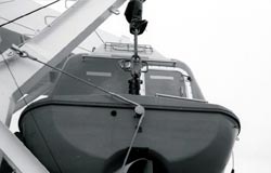 Photo 7 - After bollard, gripe and hook lever on davit