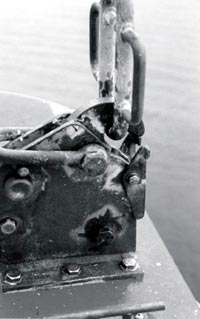 Photo 9 - View of hook, suspension ring, and retaining latch