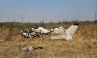 Picture of the accident site near Lloydminster Airport, Alberta (Source: TSB)