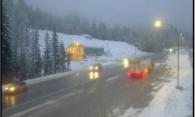 Figure 4. Image fixe prise par la caméra Web d’Albert Canyon à 16 h le 5 janvier 2024 (Source : DriveBC.ca)